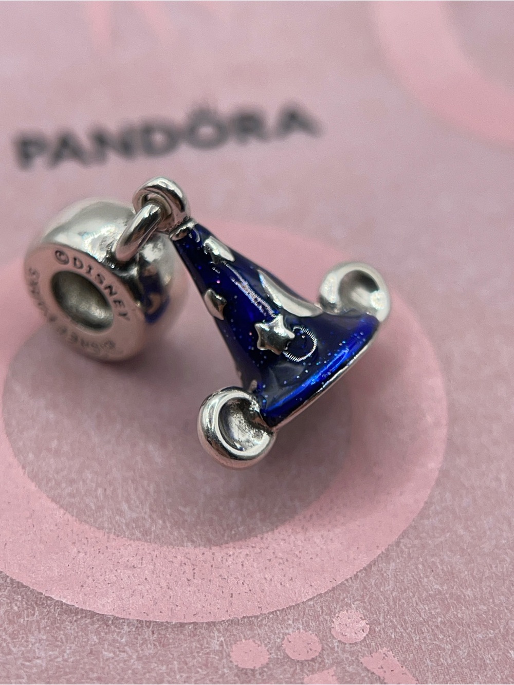 Disney Parks Pandora Sorcerer Mickey Hat Dangle Charm